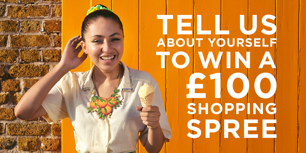 WIN 1 0F 5 £100 SHOPPING SPREES