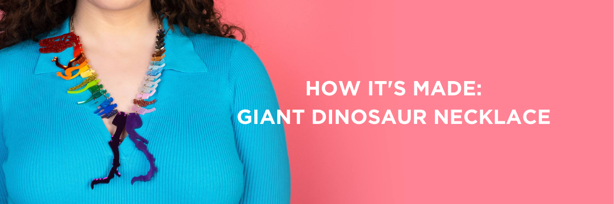 How It's Made: Dinosaur GIANT Necklace