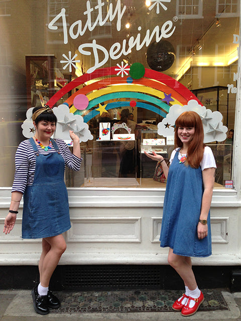 Rainbows spotted at Tatty Devine!