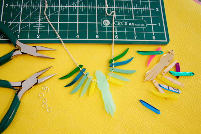 Take a peek at our Parakeet Necklace Workshop