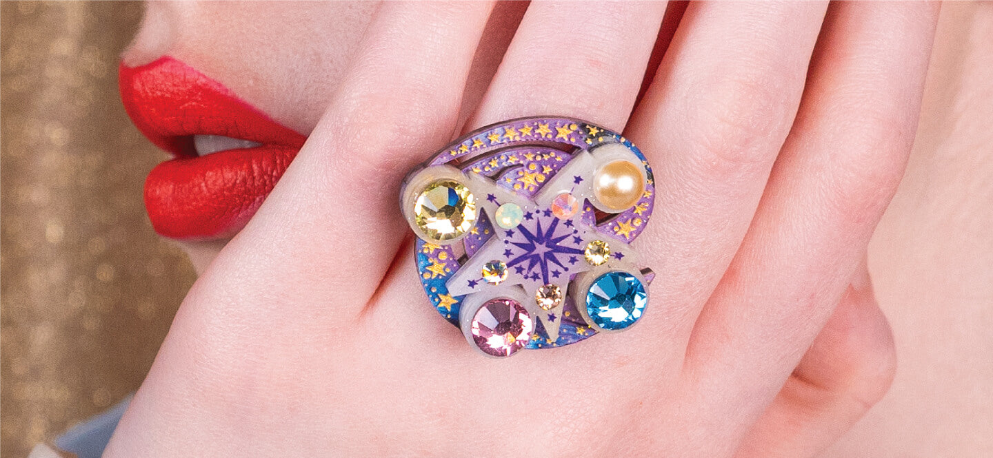 Acrylic Statement Rings