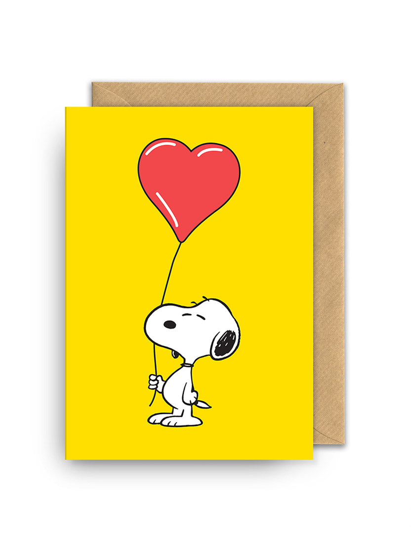 Snoopy Balloon Card