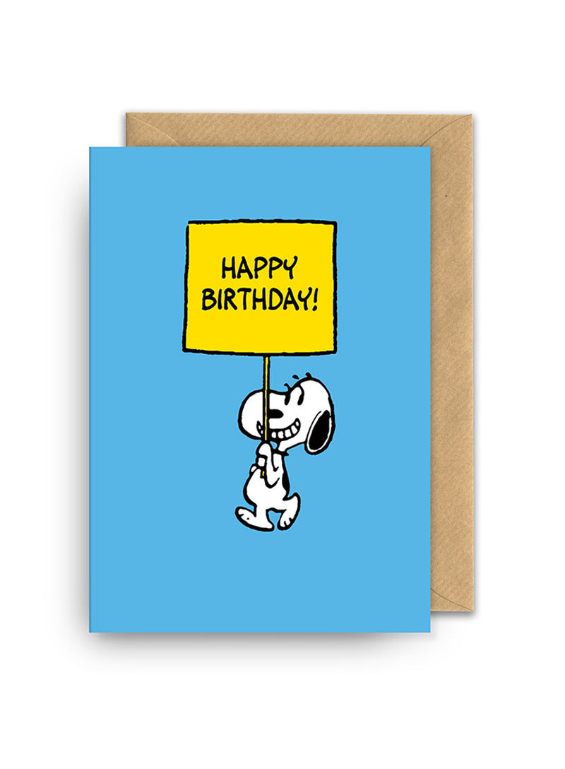 Snoopy Birthday Card