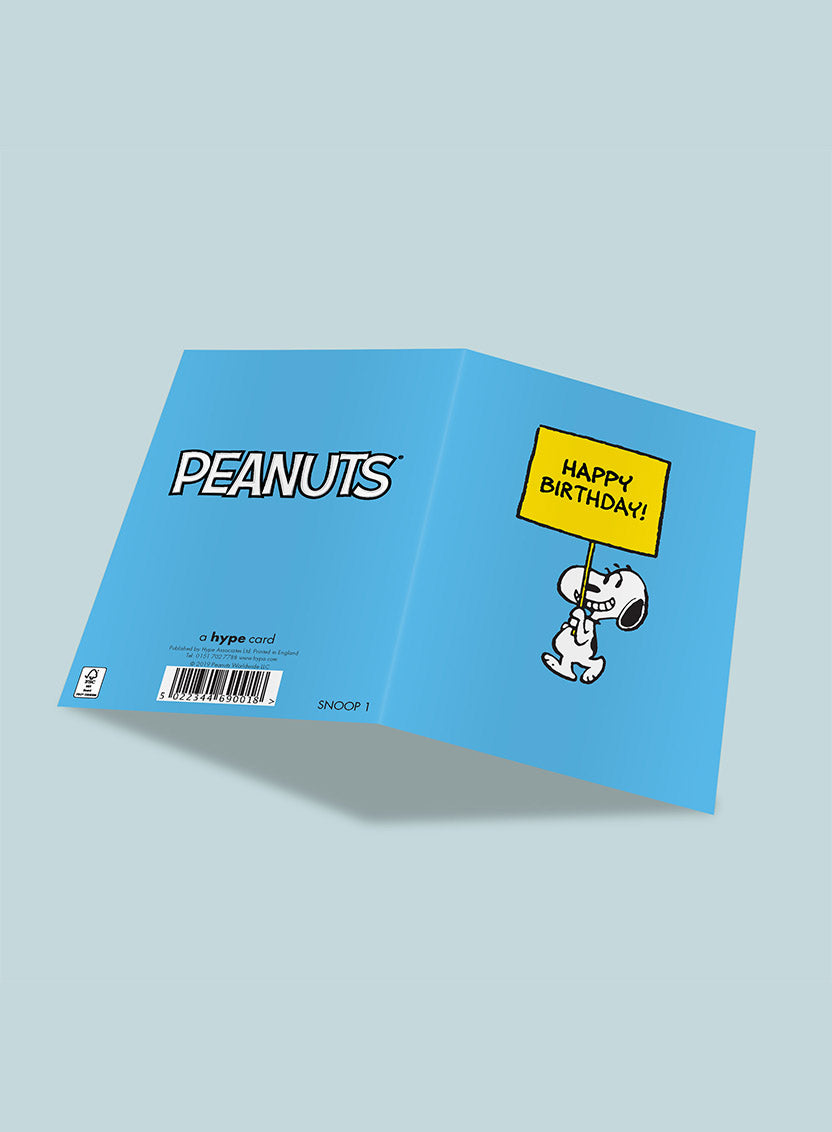 Snoopy Birthday Card