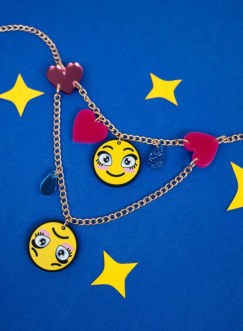 Tatty Devine x Rachel Maclean 2 HAPPY Necklace