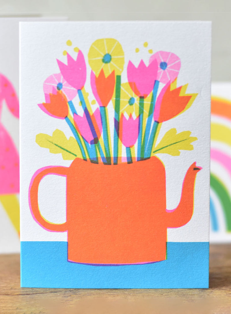 The Printed Peanut - Teapot Greeting Card