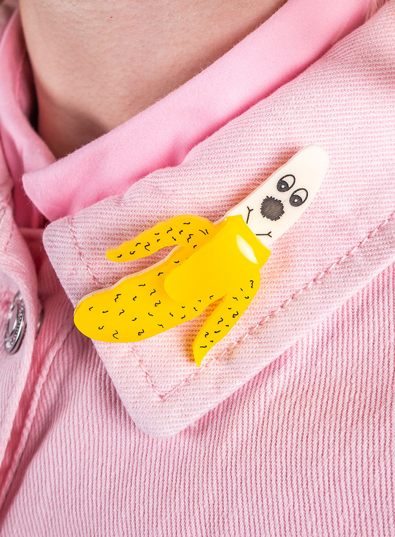 Basil The Banana Brooch