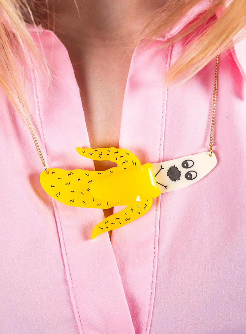 Banana Peel Necklace