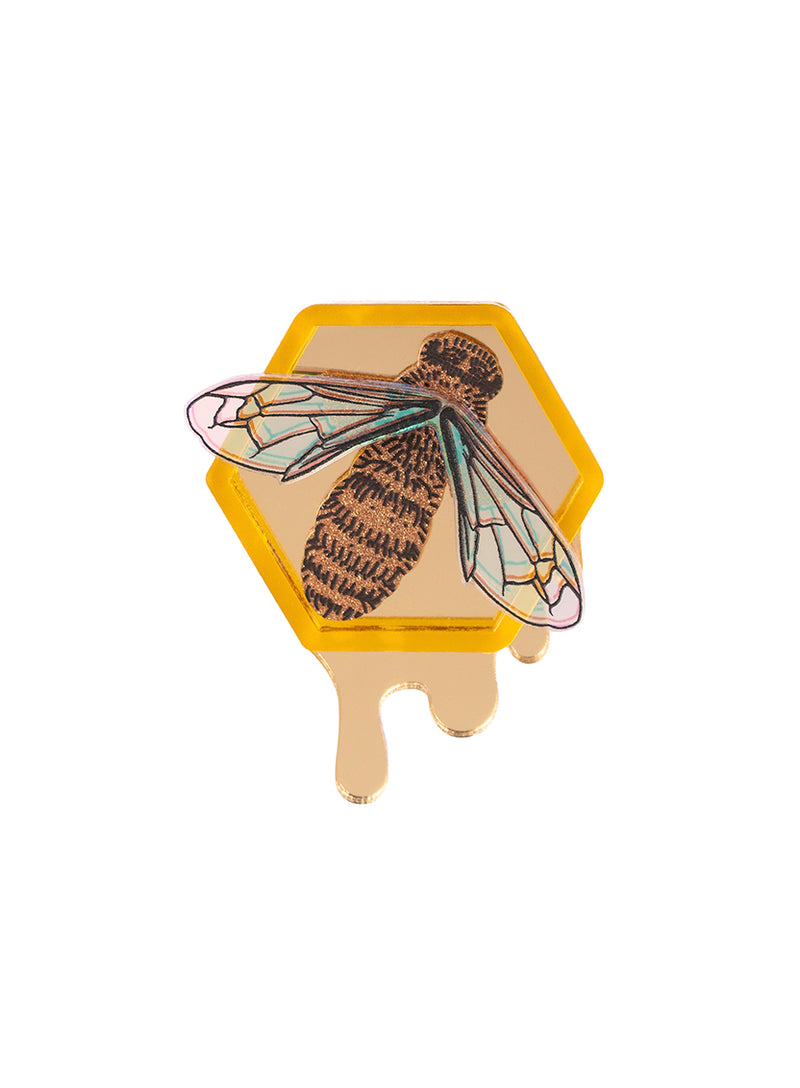 Glistening Bee Brooch