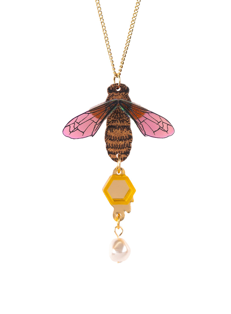 Glistening Bee Pendant
