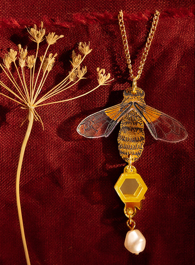 Glistening Bee Pendant