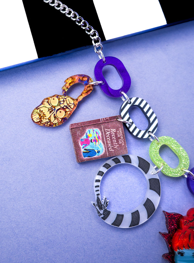 Beetlejuice Charm Statement Necklace
