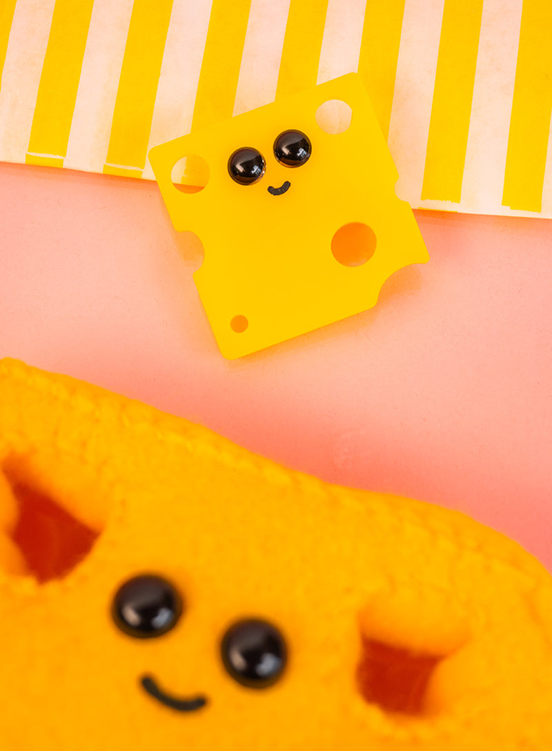 Cheese Brooch