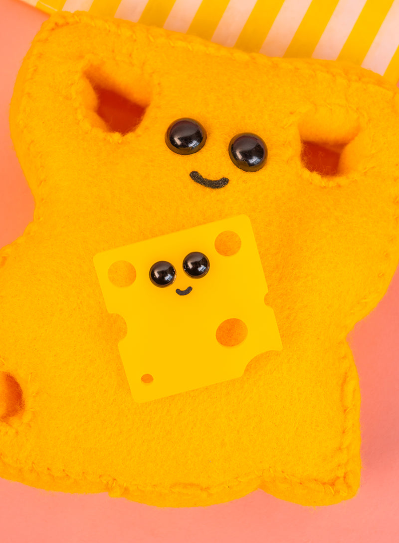 Cheese Brooch