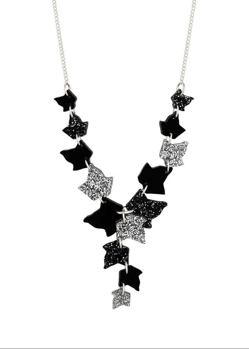 Climbing Ivy Necklace Black