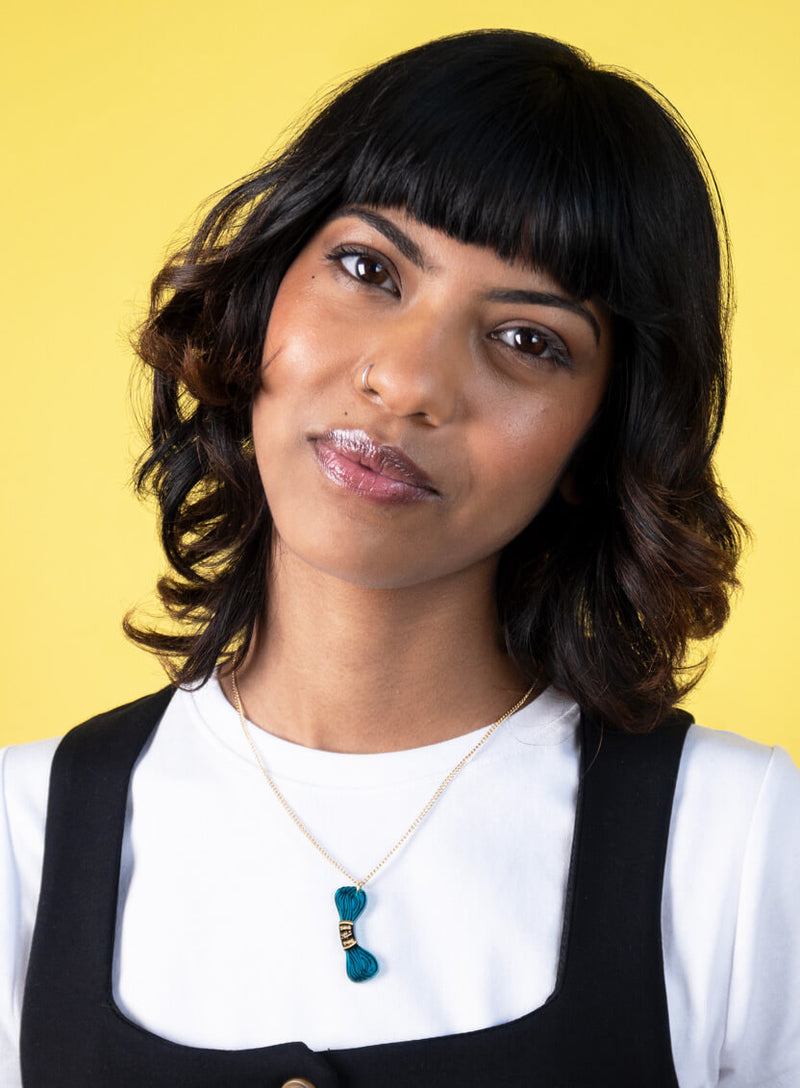 Embroidery Thread Necklace