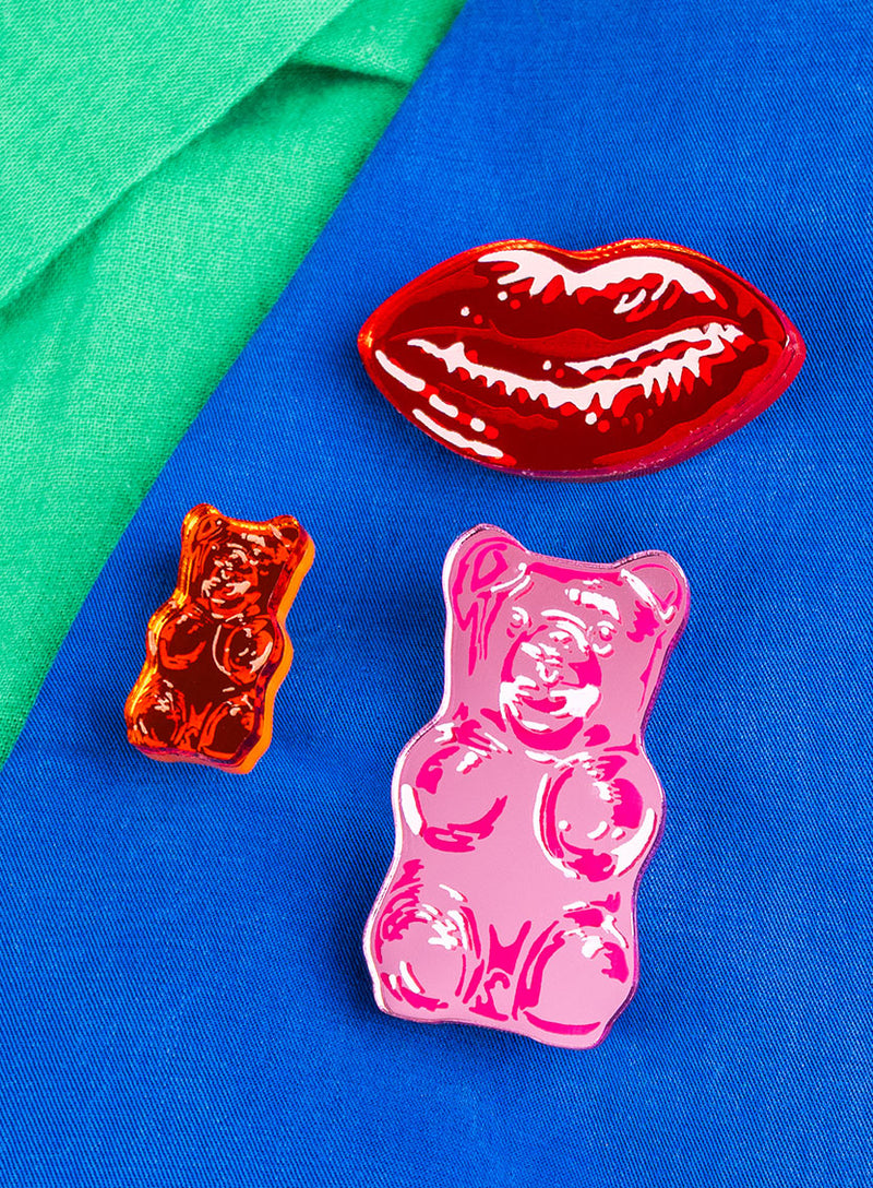 Eye Candy Brooch Set