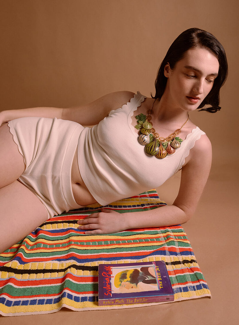 Fig Tree Statement Necklace Model