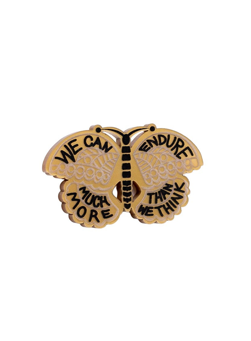 Frida Kahlo Butterfly Brooch