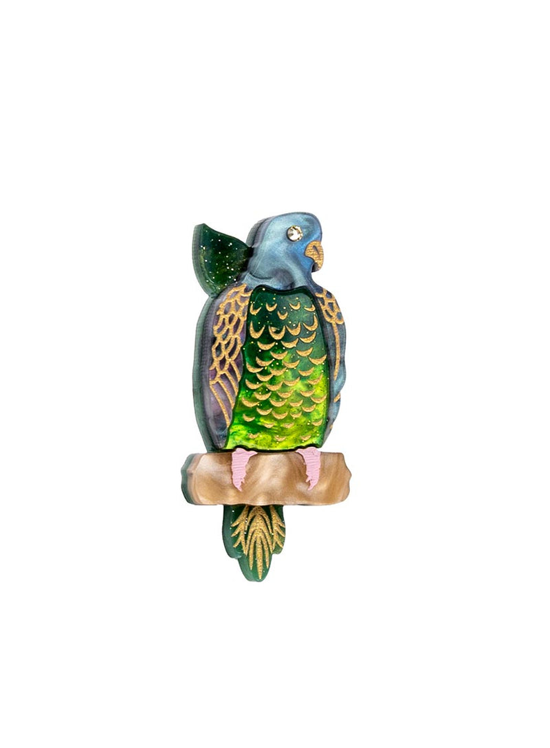 Frida Kahlo Parrot Brooch