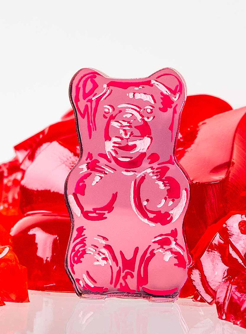 Gummy Bear Brooch - Pink