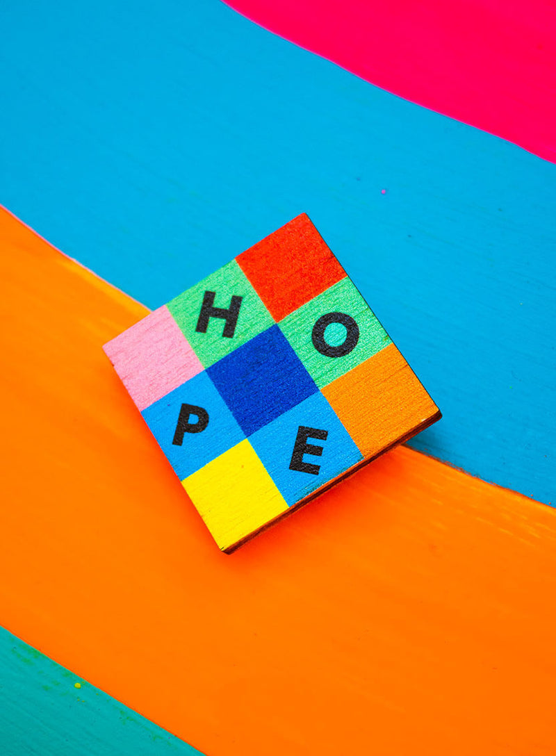 HOPE Brooch | Tatty Devine X Morag Myerscough