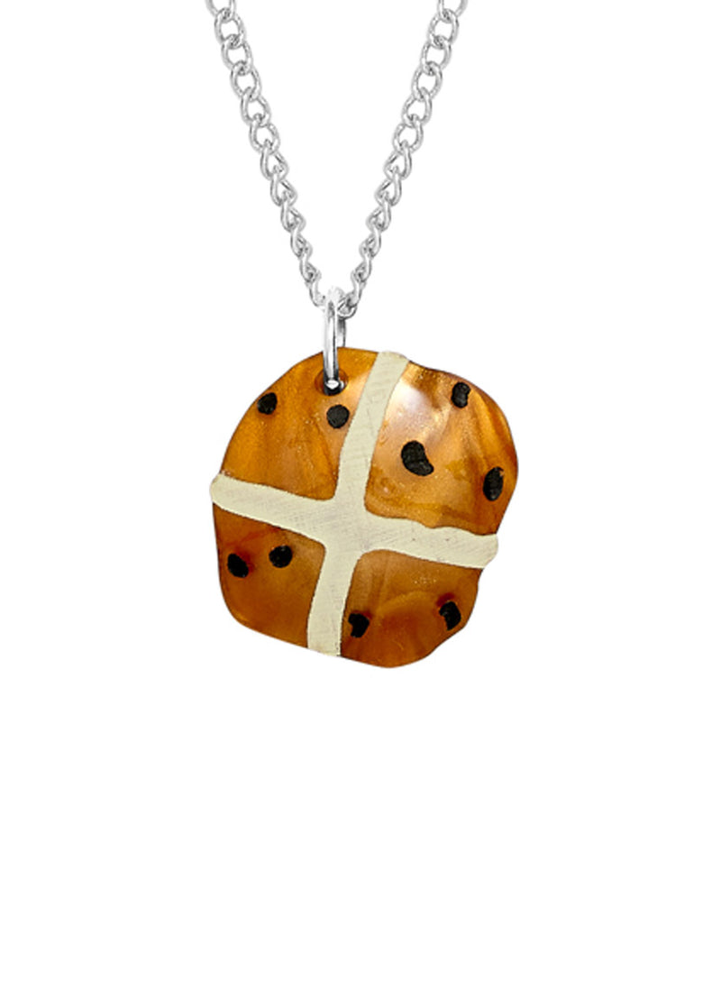 Hot Cross Bun Pendant