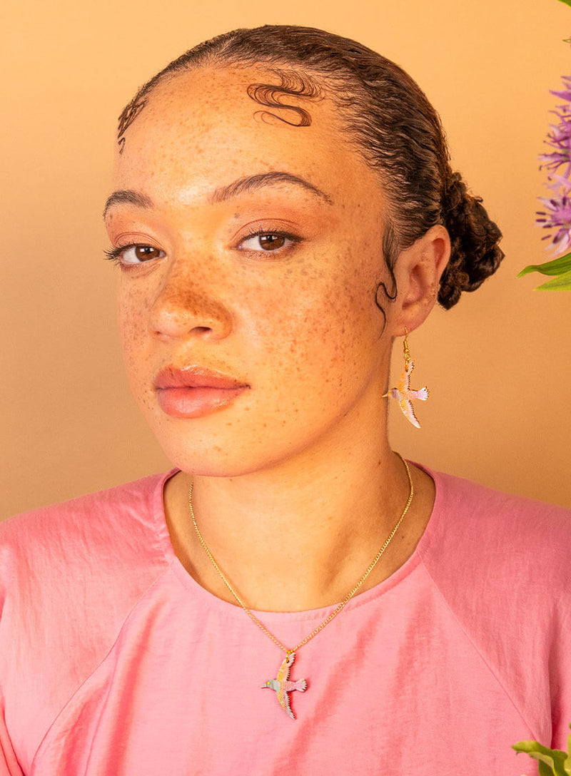 Hummingbird Pendant - Ombre