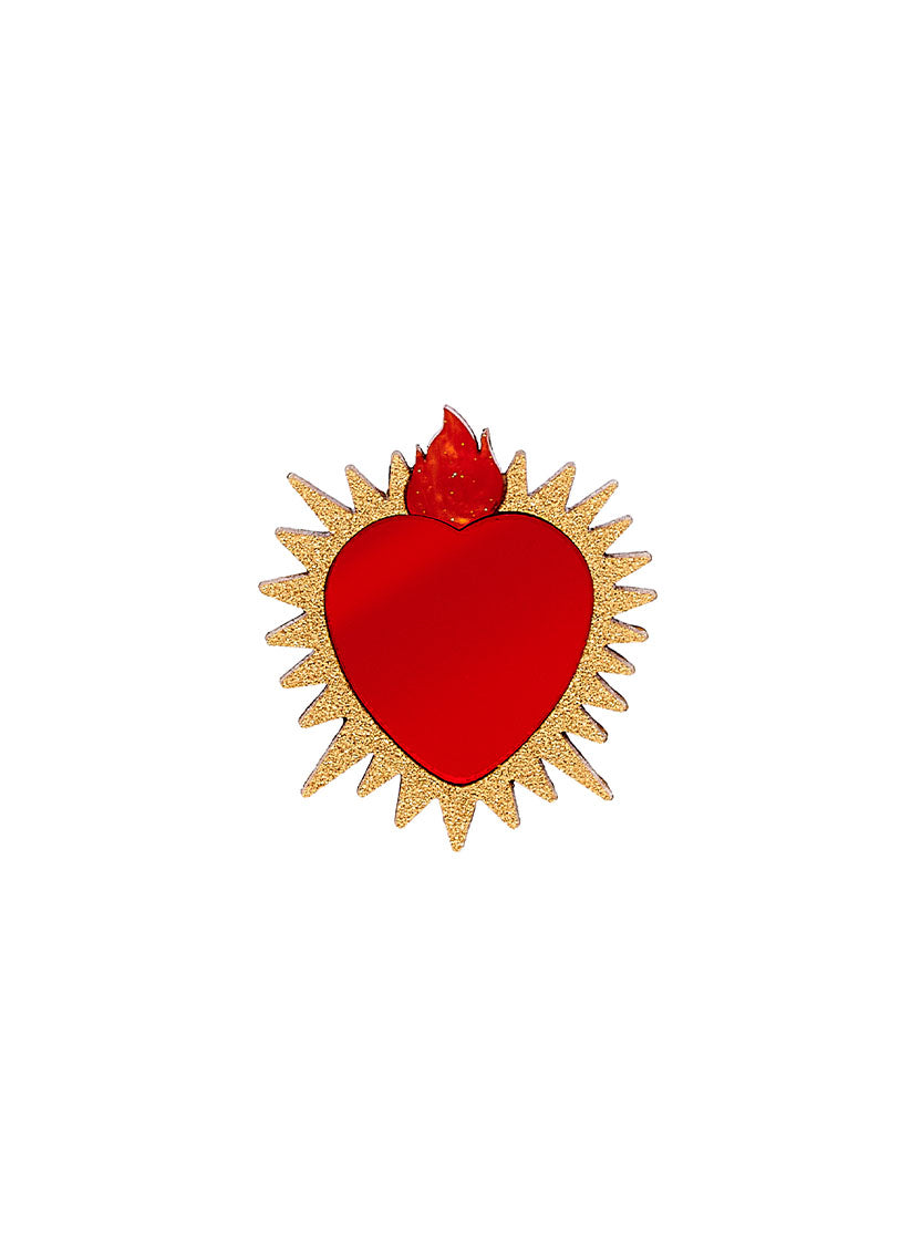 Immaculate Sacred Red Heart Ring | Tatty Devine