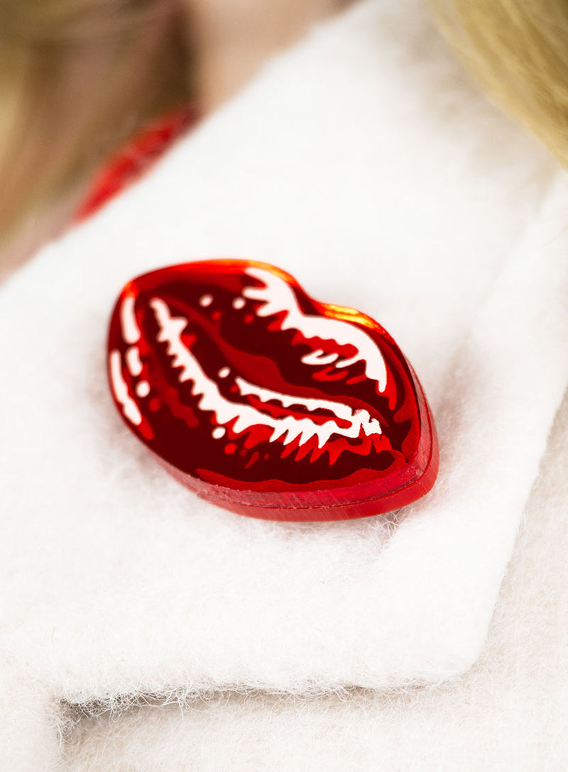 Jelly Lips Brooch