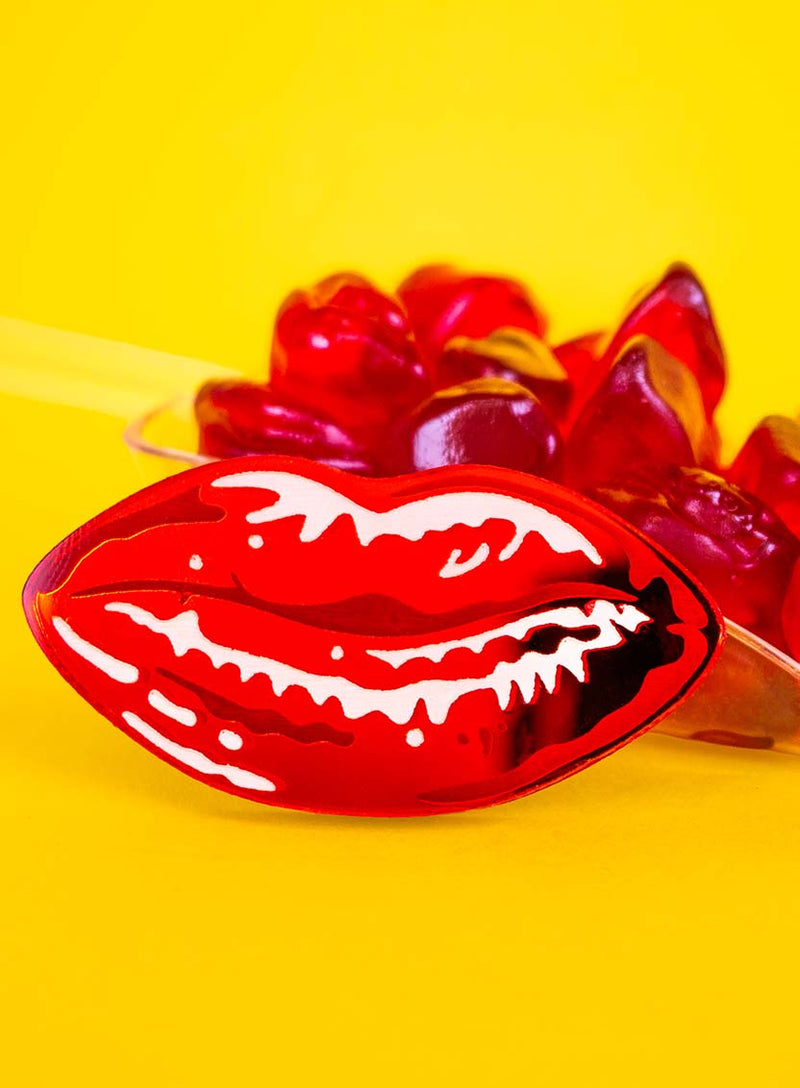 Jelly Lips Brooch