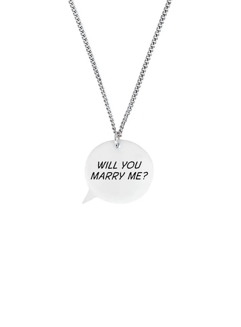 Will you marry me? necklace