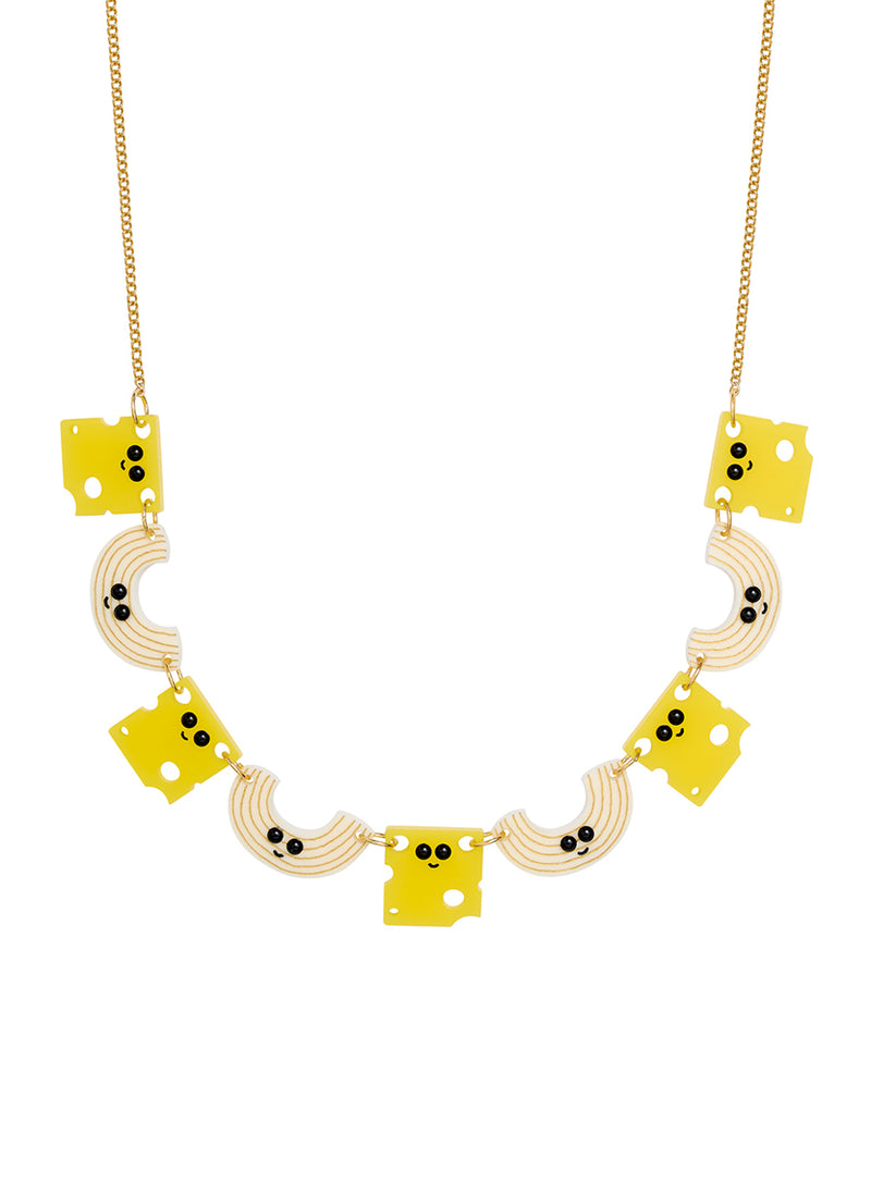 Mac and Cheese Necklace