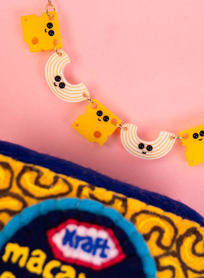 Mac and Cheese Necklace