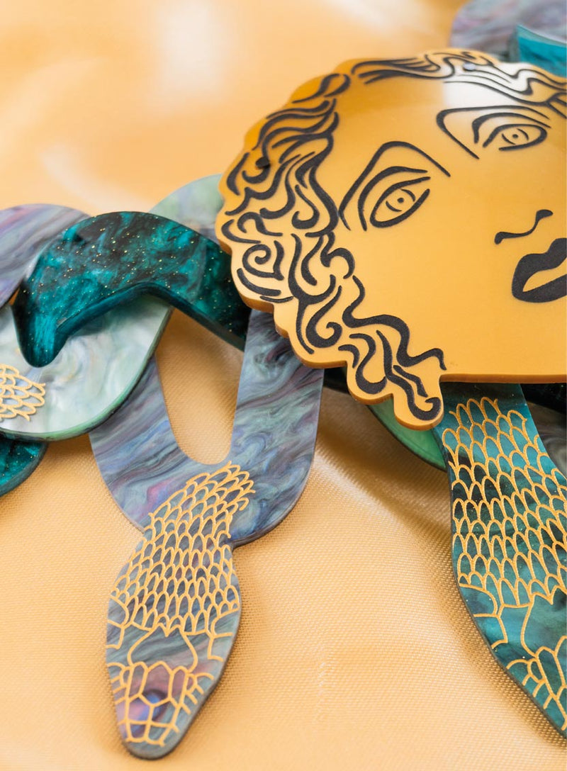 Medusa Statement Necklace Flatlay