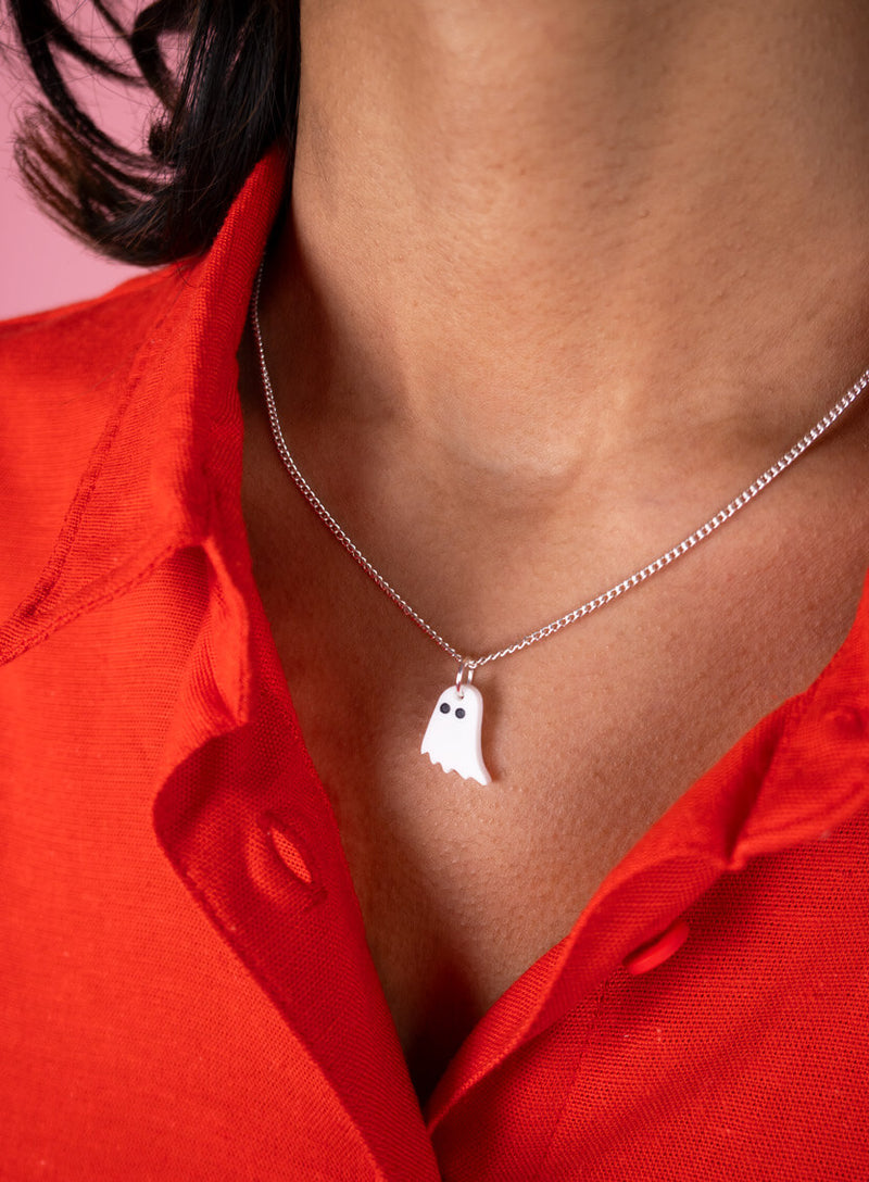 Mini Ghost Pendant Recycled