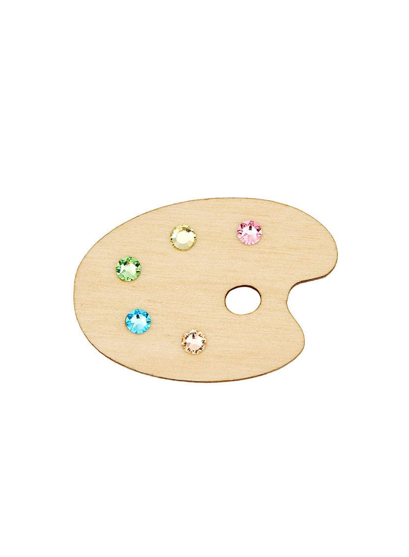 Tatty Devine Mini Paint Palette Brooch