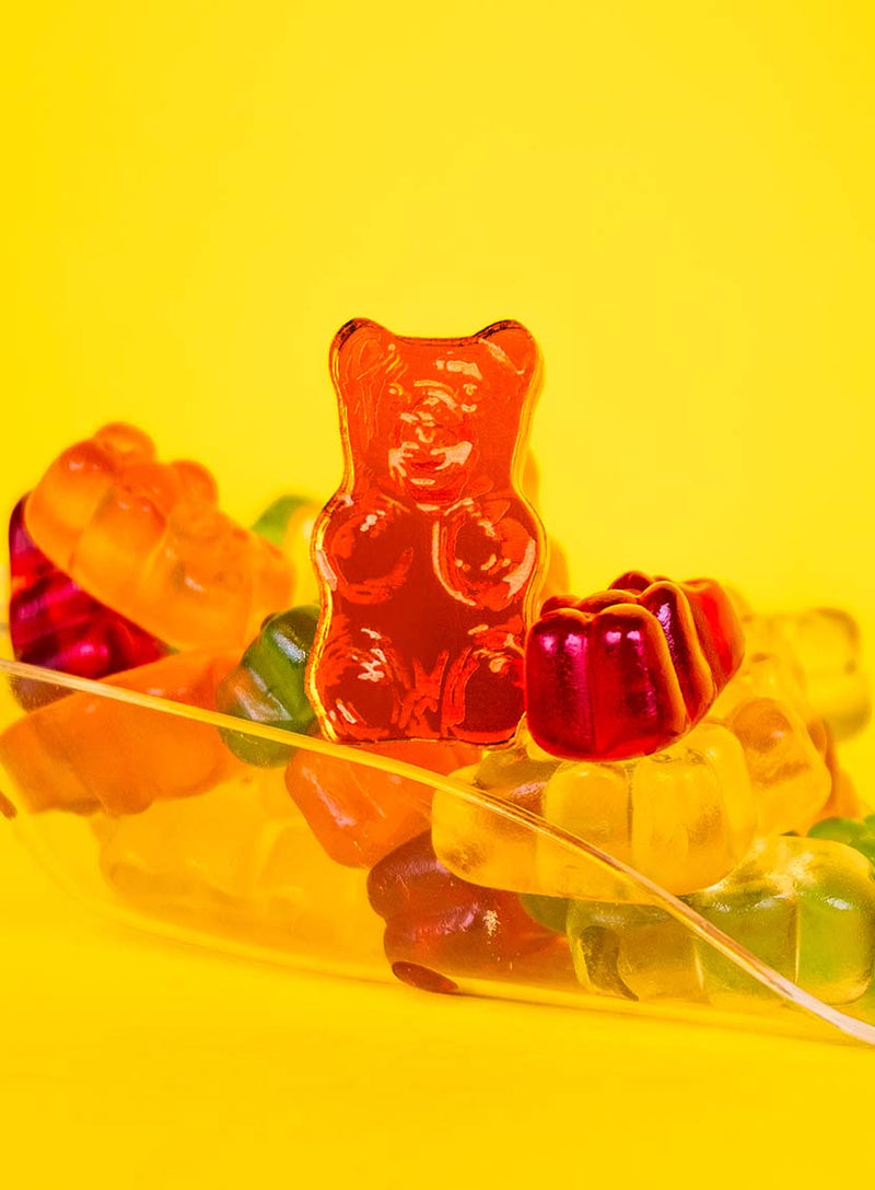 Mini Gummy Bear Brooch - Orange