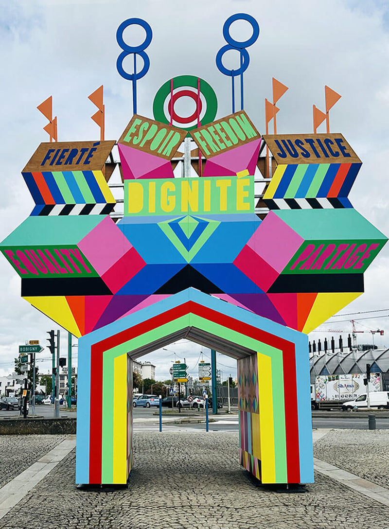 LOVE & FREEDOM Brooch | Tatty Devine X Morag Myerscough