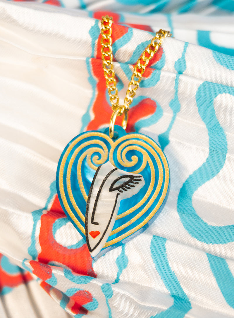 Painted Lady Pendant