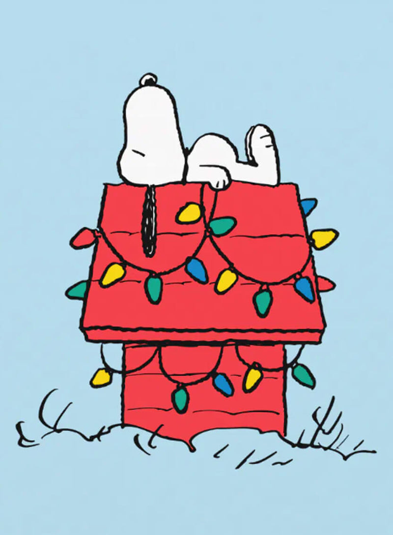 Snoopy Dog House Christmas Card