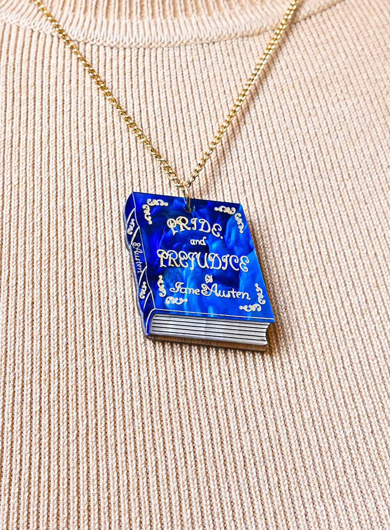 Tatty Devine x Chawton House Pride and Prejudice Book Pendant