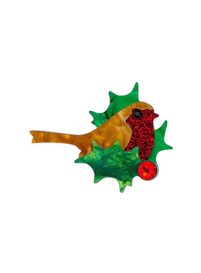 Robin Brooch - Pearl