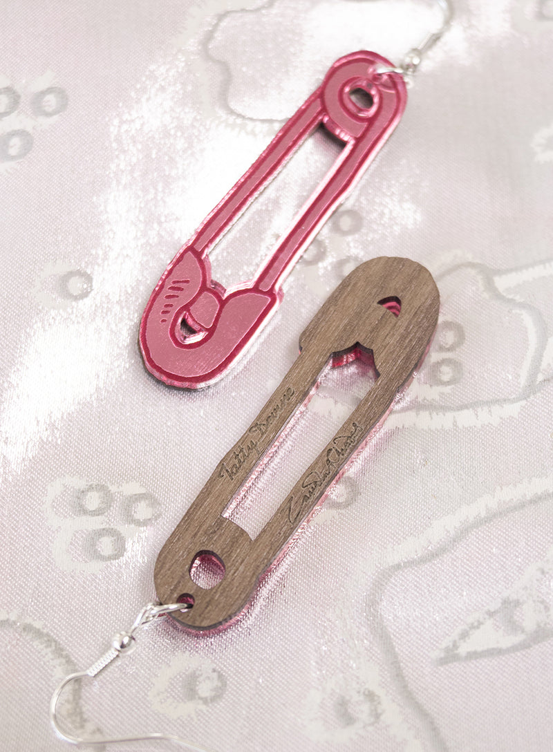 Safety Pin Earrings