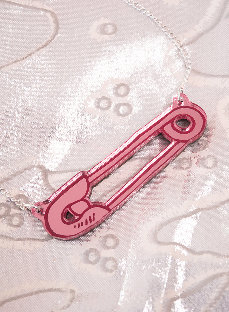 Safety Pin Necklace