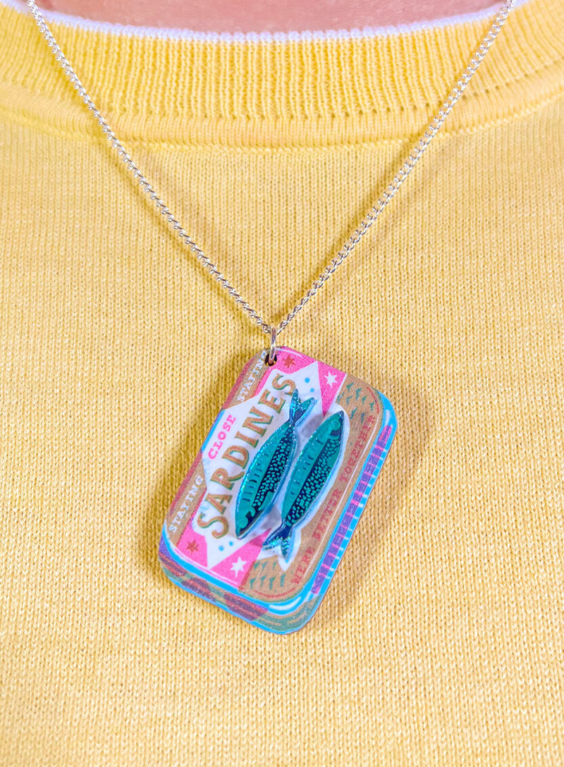 Sardine Tin Pendant The Printed Peanut