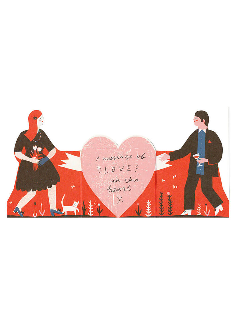 The Printed Peanut - Man and Woman Card