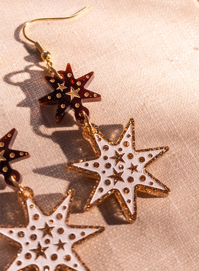 Autumn Star Earrings