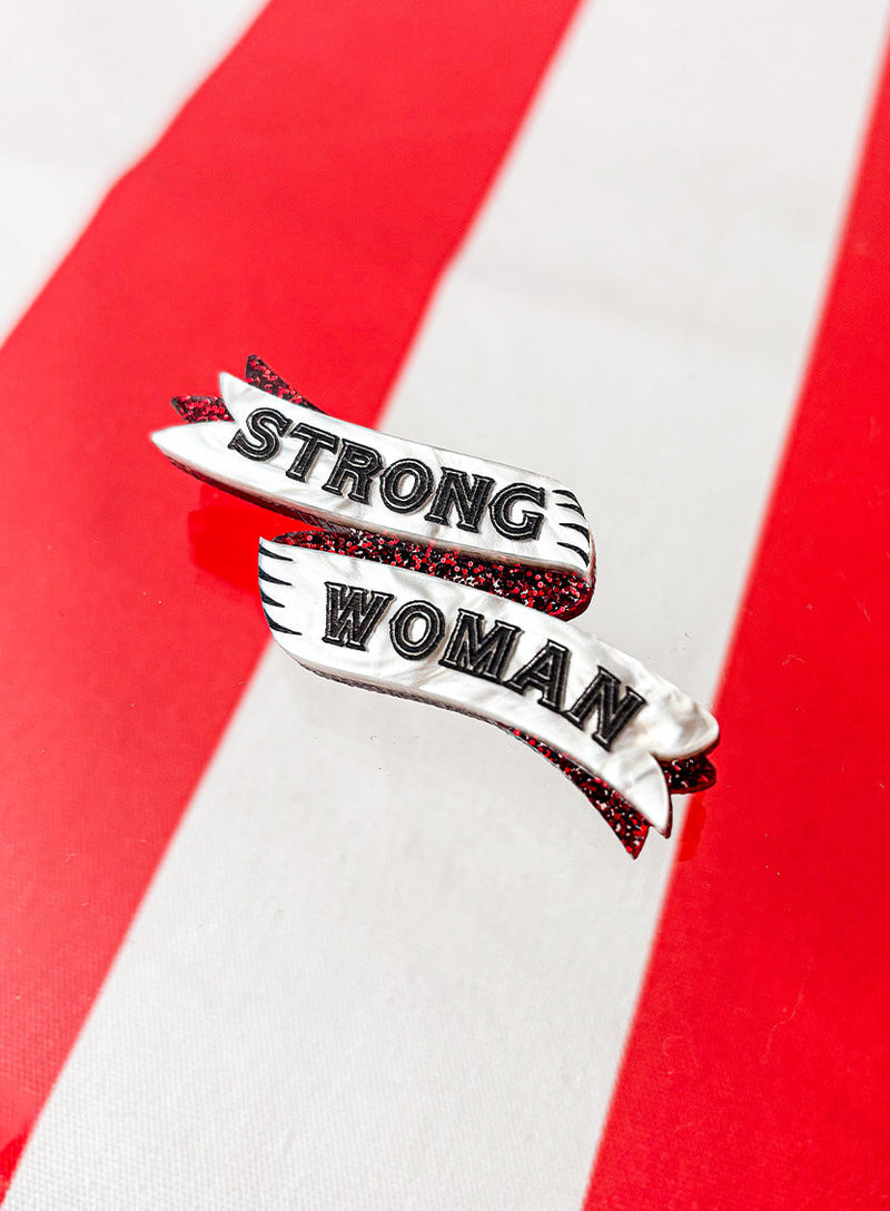 Strong Woman Brooch