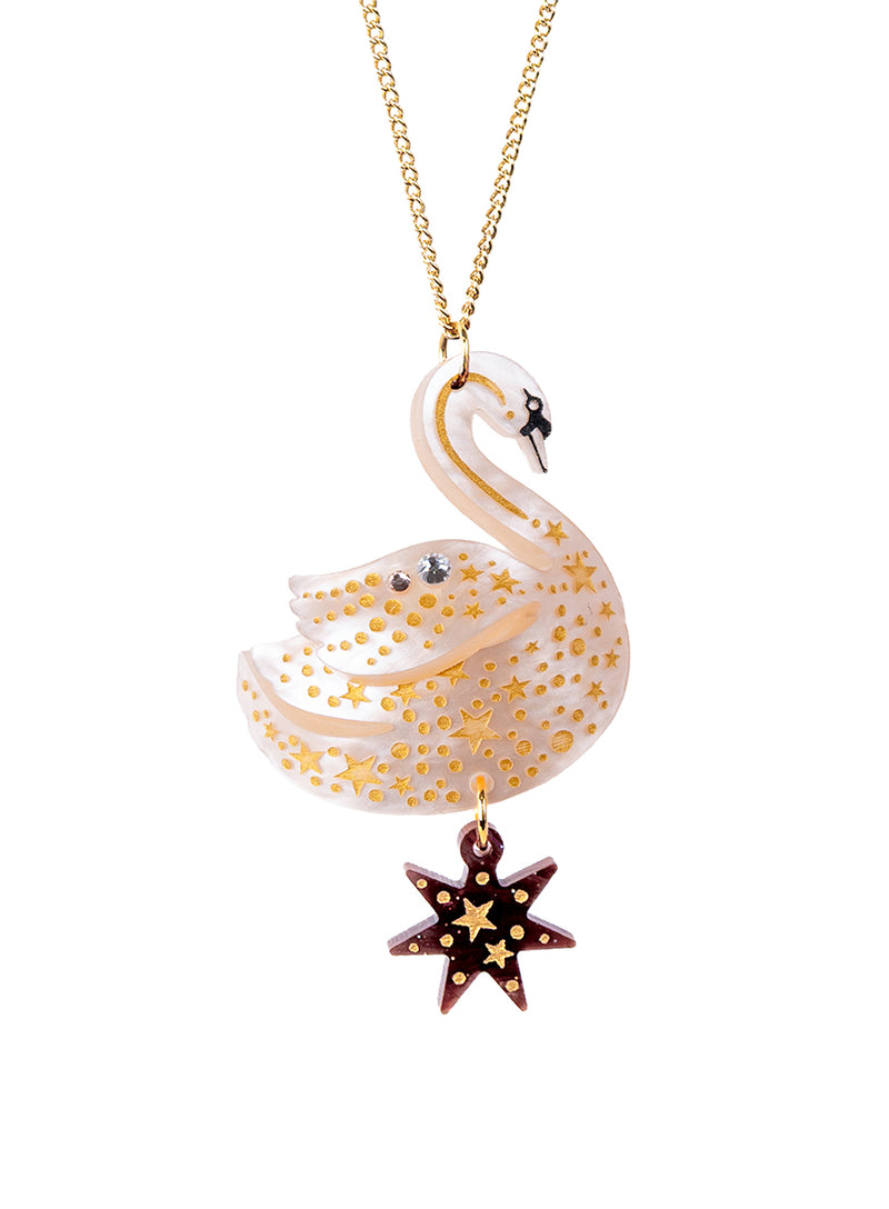 Enchanted Swan Pendant